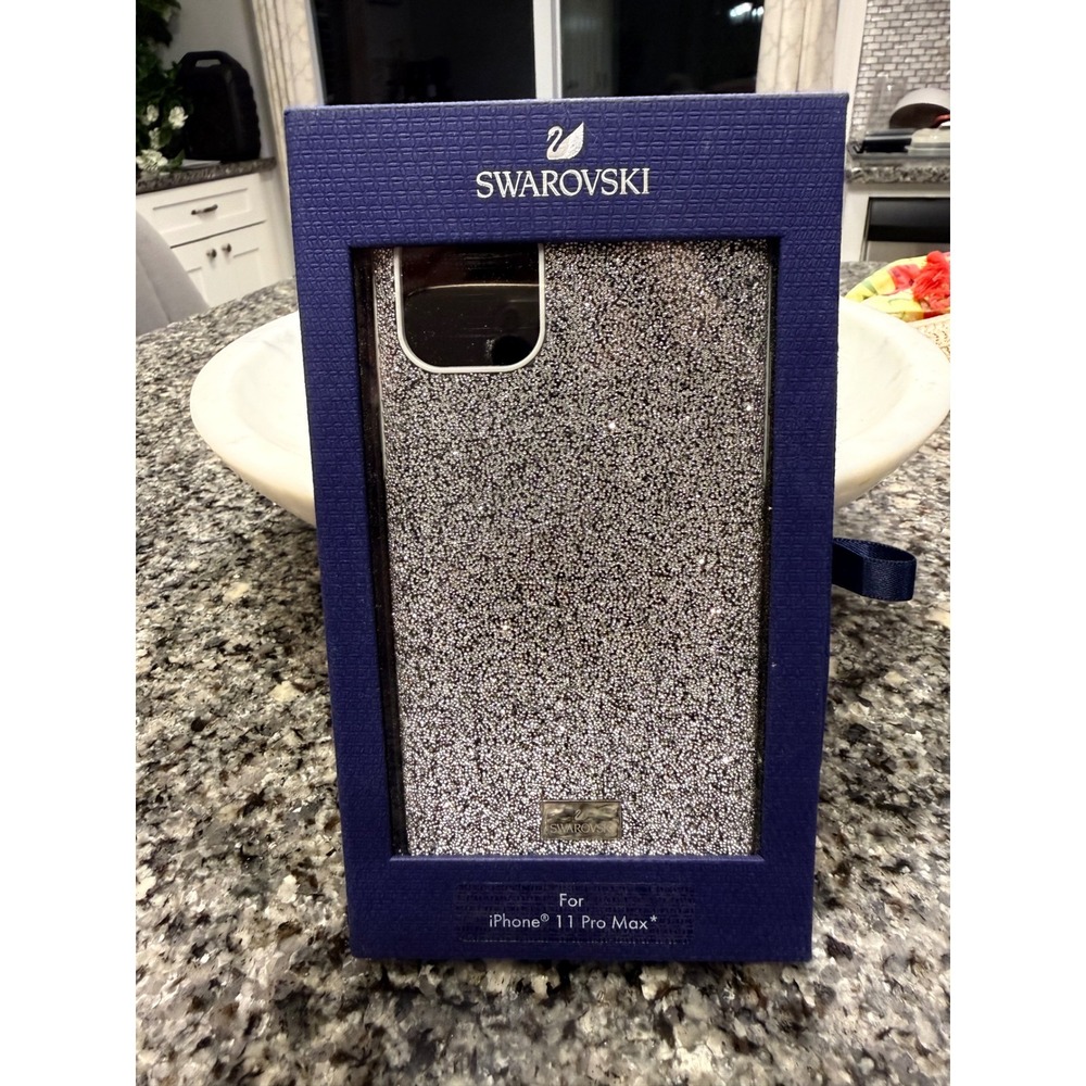 Swarovski High Smartphone Case iPhone 11 Pro Max Silver Crystal Sparkle